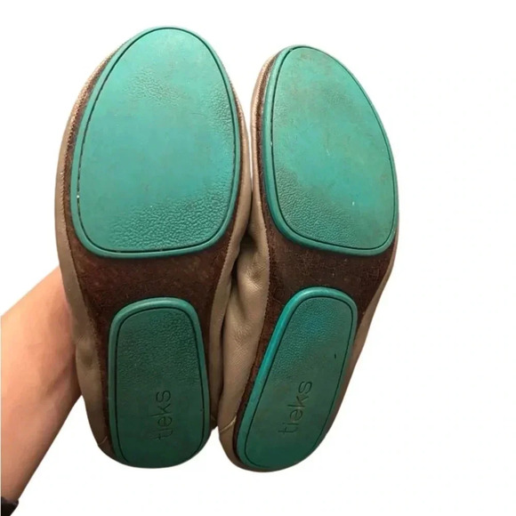 Tieks Tan Leather Ballet Flats - Picture 9 of 9